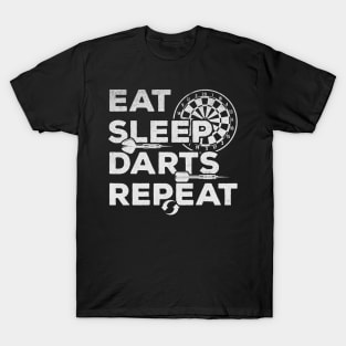 Darts player eat sleep darts repeat i playing T-Shirt